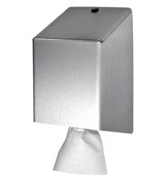 Poetspapierdispenser euro products medium zilver