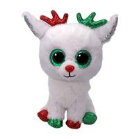 TY Beanie Boo Knuffel Rendier Snowdrop 15 cm TY Beanie Boo Knuffel Rendier Snowdrop 15 cm