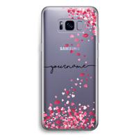 Hartjes en kusjes: Samsung Galaxy S8 Plus Transparant Hoesje - thumbnail
