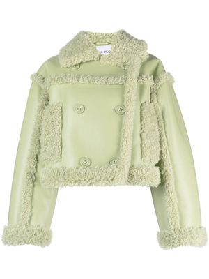 STAND STUDIO veste Kristy en cuir artificiel - Vert