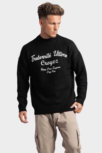 Croyez Fraternité Gebreide Sweater Heren Zwart - Maat S - Kleur: Zwart | Soccerfanshop