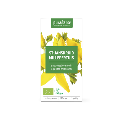 Purasana Supplementen Classic Sint-Janskruid Capsules 120 Capsules Purasana Supplementen Classic Sint-Janskruid Capsules 120 Capsules
