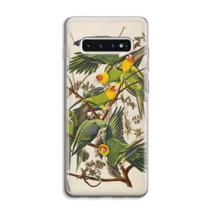 Carolinaparkiet: Samsung Galaxy S10 4G Transparant Hoesje
