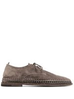 Officine Creative derbies Miles en daim - Gris