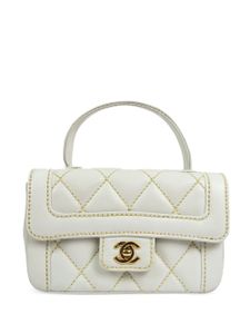 CHANEL Pre-Owned sac à main Wild Stich Classic Flap (2005) - Blanc