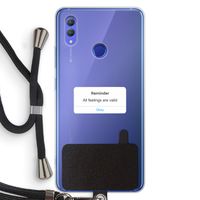 Reminder: Honor Note 10 Transparant Hoesje met koord