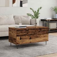 Salontafel Oud hout 90 x 44.5 x 45 cm Bewerkt hout
