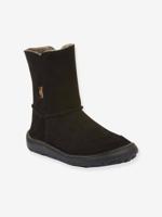 Blotevoetenlaarzen kinderen BAREFOOT TEX SUEDE Froddo zwart