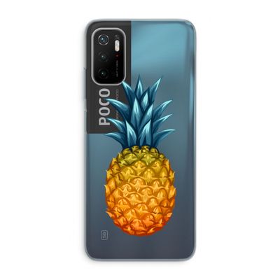 Grote ananas: Xiaomi Poco M3 Pro 5G Transparant Hoesje