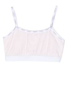 La Perla Kids soutien-gorge à logo imprimé - Rose