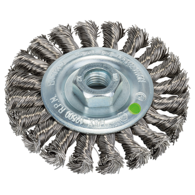 Bosch Accessoires Schijfborstel | Gevlochten Draad | Roestvrij | 100 mm - 2609256509