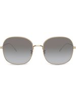 Oliver Peoples lunettes de soleil à monture oversize - Or - thumbnail