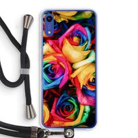 Neon bloemen: Honor Play 8A Transparant Hoesje met koord