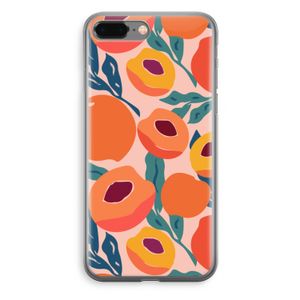 Perzik: iPhone 8 Plus Transparant Hoesje