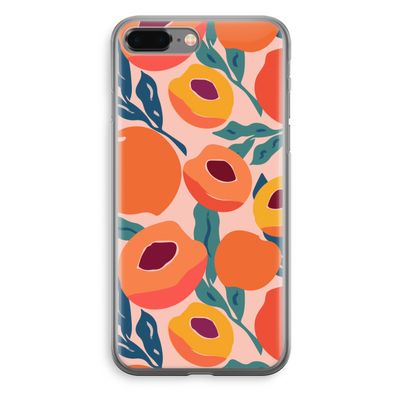 Perzik: iPhone 8 Plus Transparant Hoesje