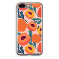 Perzik: iPhone 8 Plus Transparant Hoesje Perzik: iPhone 8 Plus Transparant Hoesje