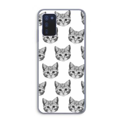 Kitten: Samsung Galaxy A03s Transparant Hoesje