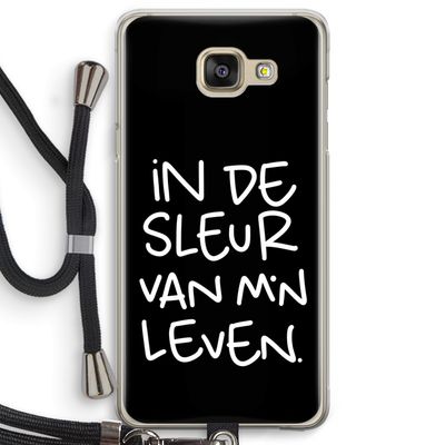 De Sleur: Samsung Galaxy A5 (2016) Transparant Hoesje met koord