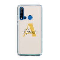Amber Script: Huawei P20 Lite (2019) Transparant Hoesje