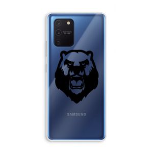 Angry Bear (black): Samsung Galaxy Note 10 Lite Transparant Hoesje