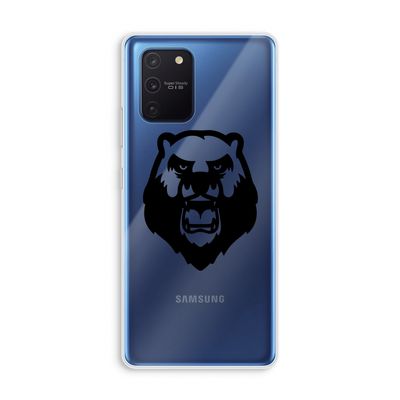 Angry Bear (black): Samsung Galaxy Note 10 Lite Transparant Hoesje