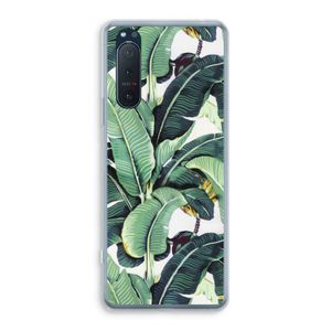 Bananenbladeren: Sony Xperia 5 II Transparant Hoesje