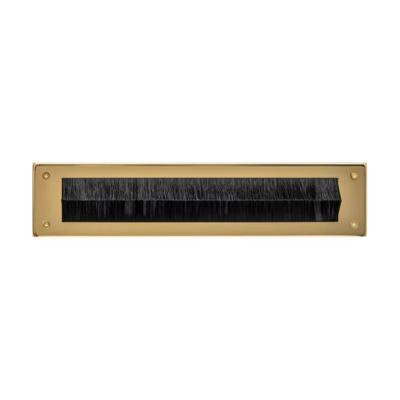 Intersteel TochtweringPosta recht messing - 0013.401501