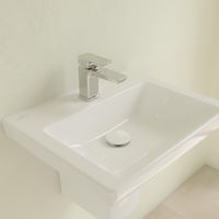 Fontein Villeroy & Boch Subway Met CeramicPlus Zonder Overloop 3.0 50x40x14.5 cm Wit Alpin Villeroy & Boch