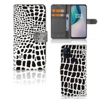 OnePlus Nord N10 | Telefoonhoesje | Met pasjeshouder | Slangenprint