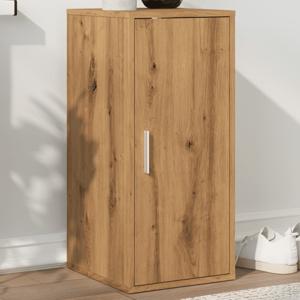 VidaXL Schoenenkast 32x35x70 cm bewerkt hout artisanaal eikenkleur