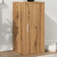 VidaXL Schoenenkast 32x35x70 cm bewerkt hout artisanaal eikenkleur