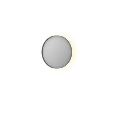 Spiegel Ink SP17 Rond Colour Changing LED Rondom 40 x 4 x 40 cm Dimbaar In Aluminium Kader Geborsteld RVS Ink