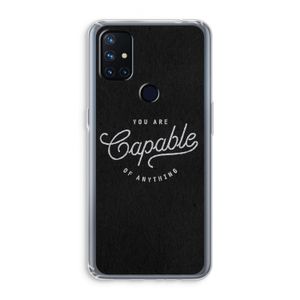 Capable: OnePlus Nord N10 5G Transparant Hoesje