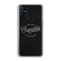 Capable: OnePlus Nord N10 5G Transparant Hoesje