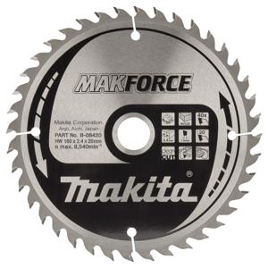 Makita Cirkelzaagblad voor Hout | Makforce | Ø 160mm Asgat 20mm 40T - B-08420