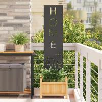Tuin Privacy Screen Zwart 32 x 140 cm Koudgewalst staal Tuin Privacy Screen Zwart 32 x 140 cm Koudgewalst staal