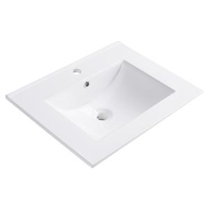Differnz Legs wastafel | wit | 61.5 x 46.5 cm