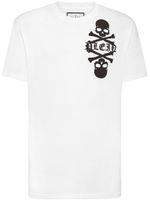 Philipp Plein t-shirt en coton à imprimé tête de mort - Blanc - thumbnail