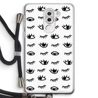 Eye pattern #2: Honor 6X Transparant Hoesje met koord