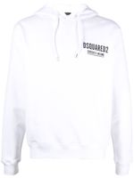 DSQUARED2 hoodie à logo imprimé - Blanc