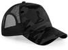 Beechfield CB694 Camo Snapback Trucker - Midnight Camo/Black - One Size