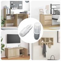 Plankhaak 2 pcs Zilver 7 x 16 mm IJzer