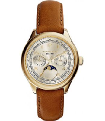 Horlogeband Michael Kors MK2393 Leder Bruin 18mm