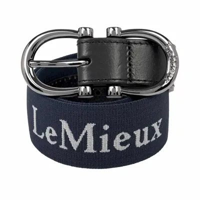 LeMieux Elasticated Riem donkerblauw maat:l