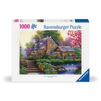 Ravensburger puzzel Romantisch huisje - 1000 stukjes