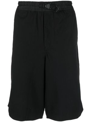 Y-3 bermuda à lien de resserrage - Noir