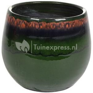 Pot Charlotte green bloempot binnen 23 cm