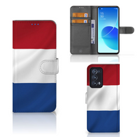 OPPO Reno 6 Pro Plus 5G Bookstyle Case Nederlandse Vlag