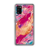 Pastel Echoes: Samsung Galaxy A41 Transparant Hoesje