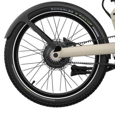 Eovolt achterwiel bafang dual speed afternoon pro zwart